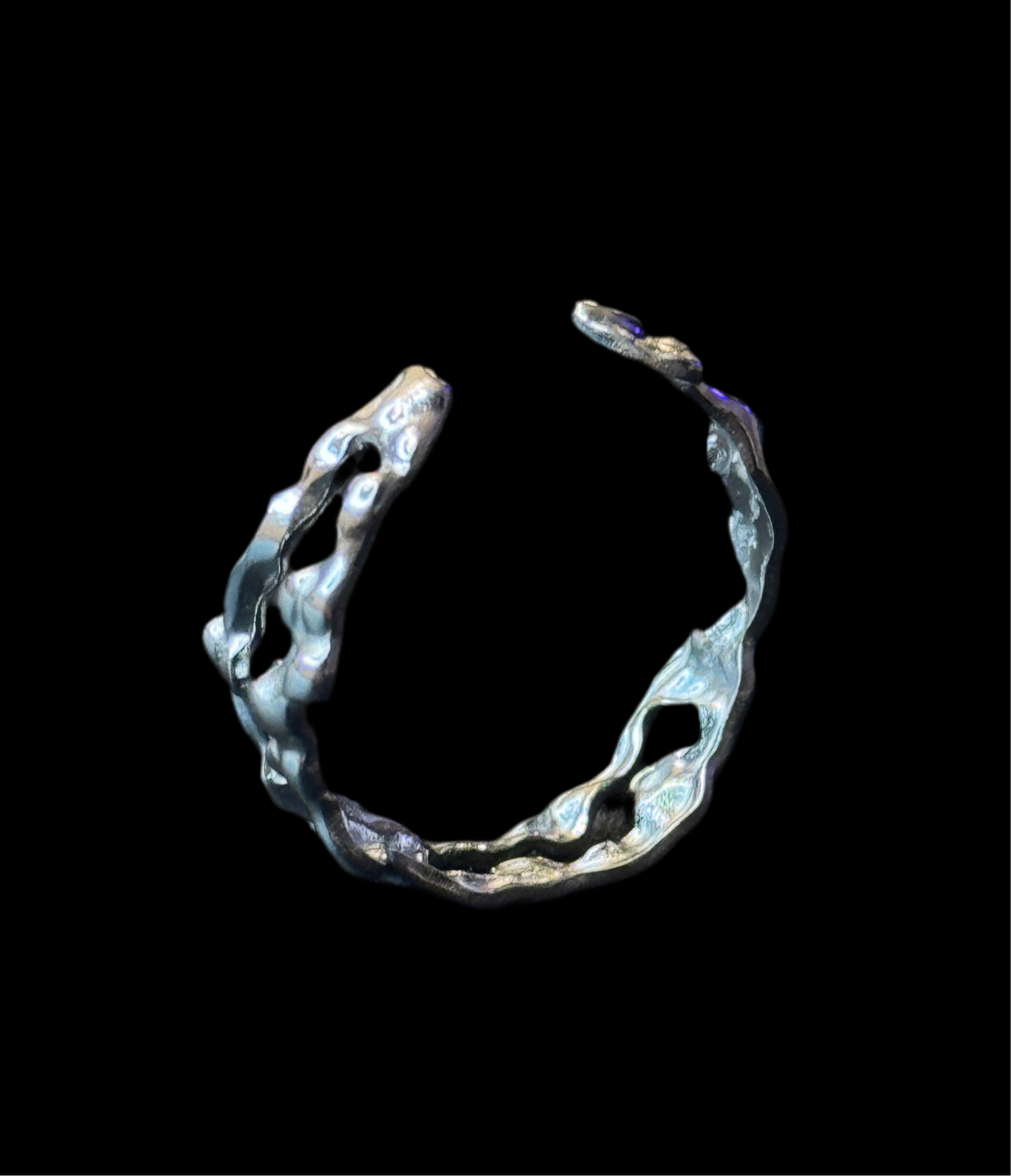 RING „MELTY“. Edelstahl