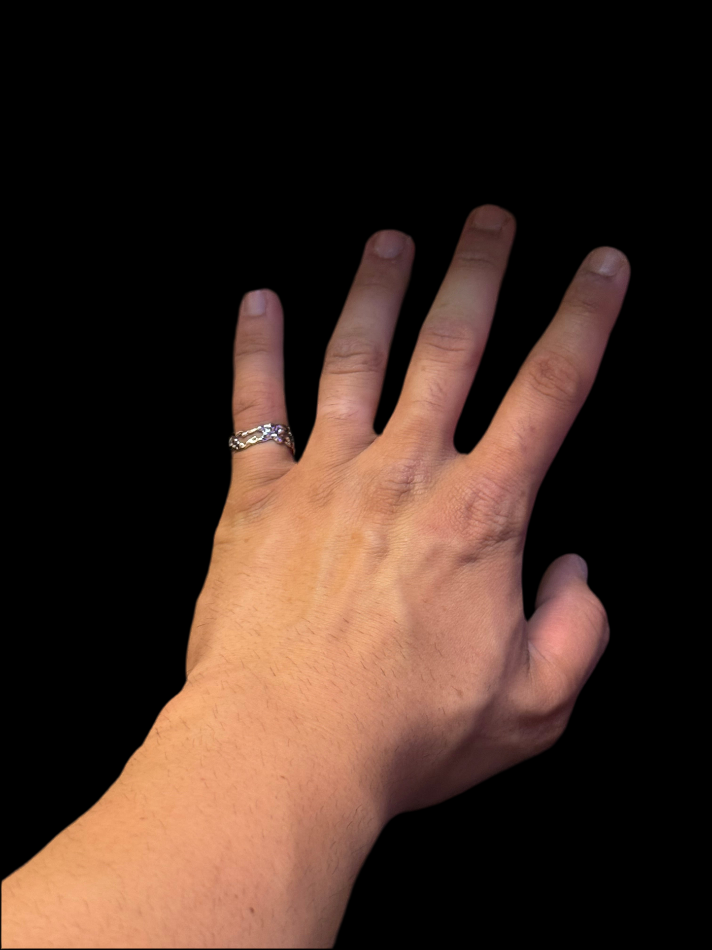 RING „MELTY“. Edelstahl