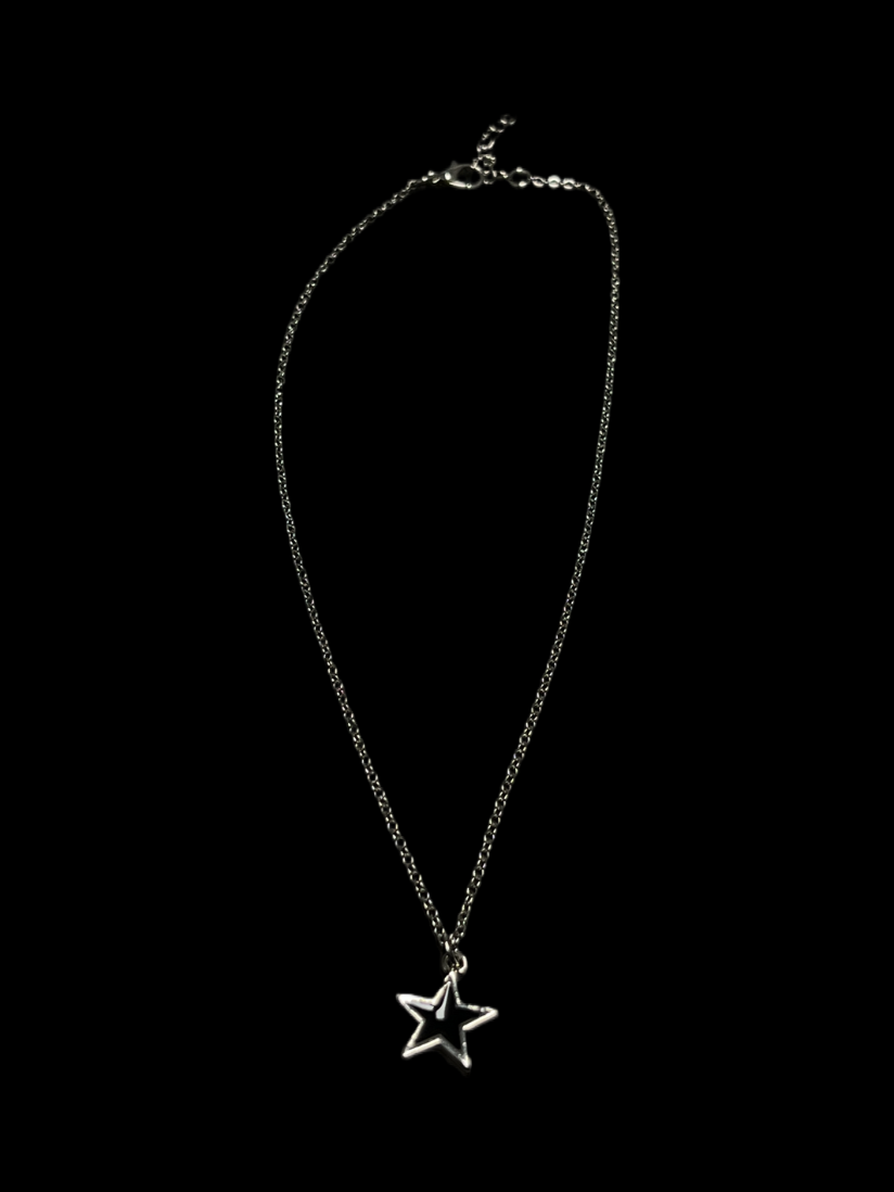HALSKETTE „BLA STAR“. Modeschmuck