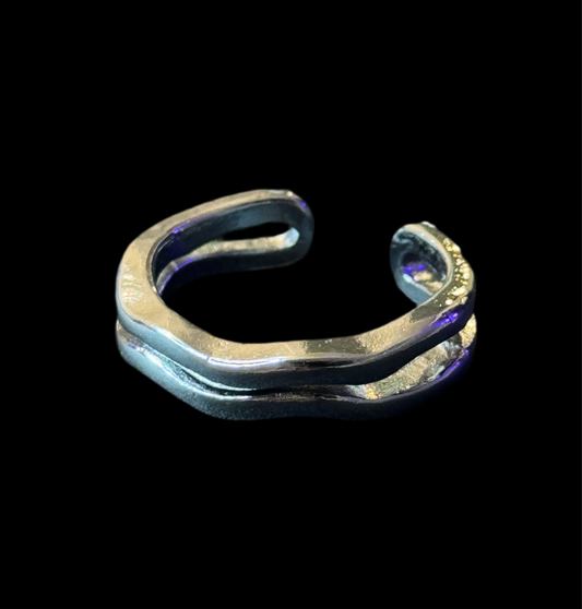 RING „WAVE BUM“.                            Modeschmuck