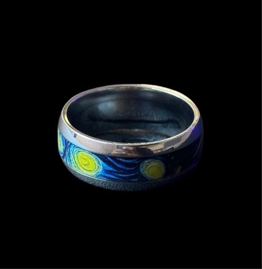 RING „VAN GOGH“.                             Edelstahl