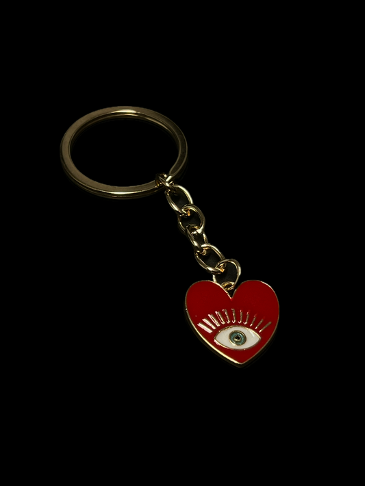 KEYCHAIN „R HEARTZ“.                Modeschmuck