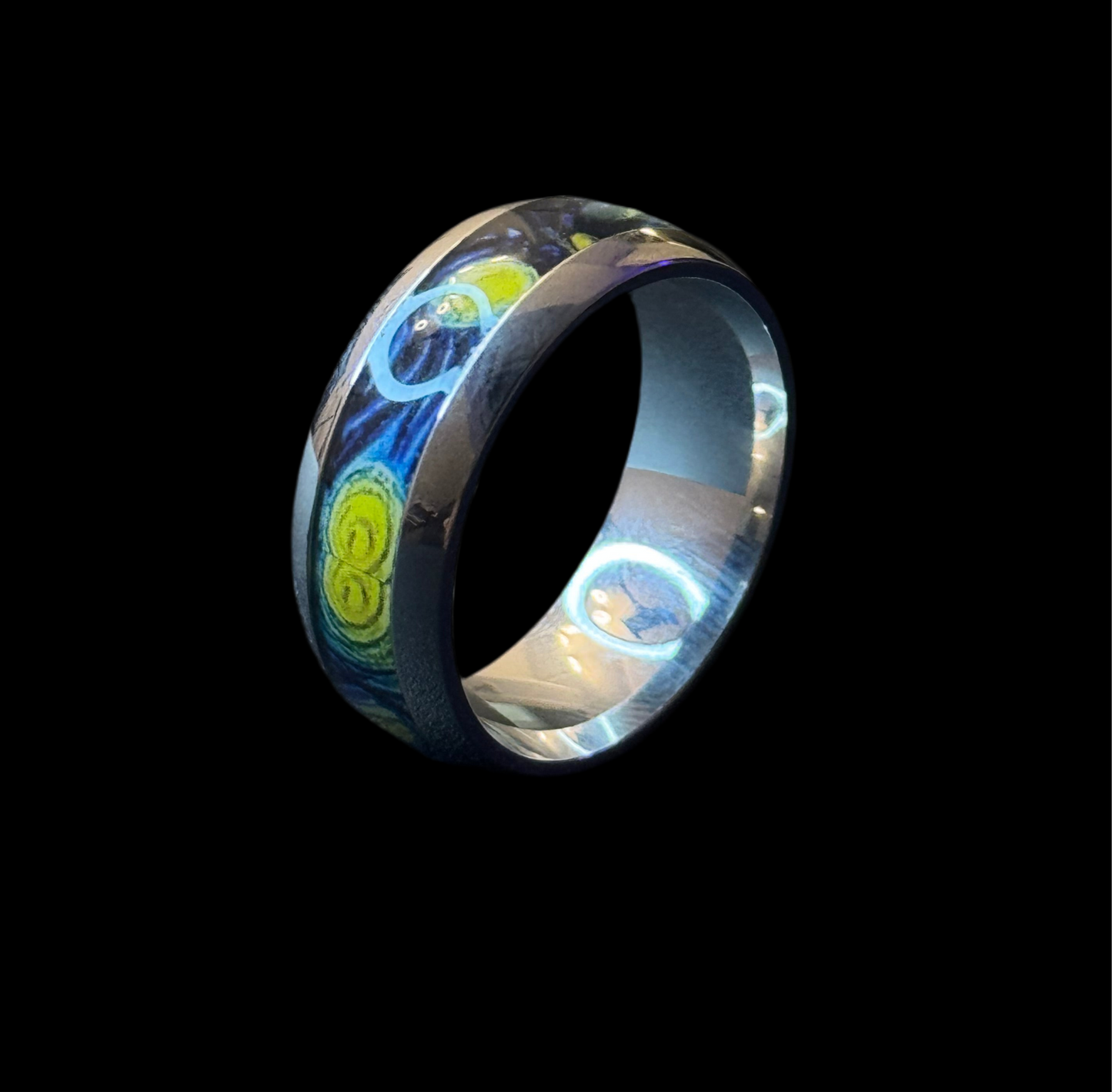 RING „VAN GOGH“.                             Edelstahl