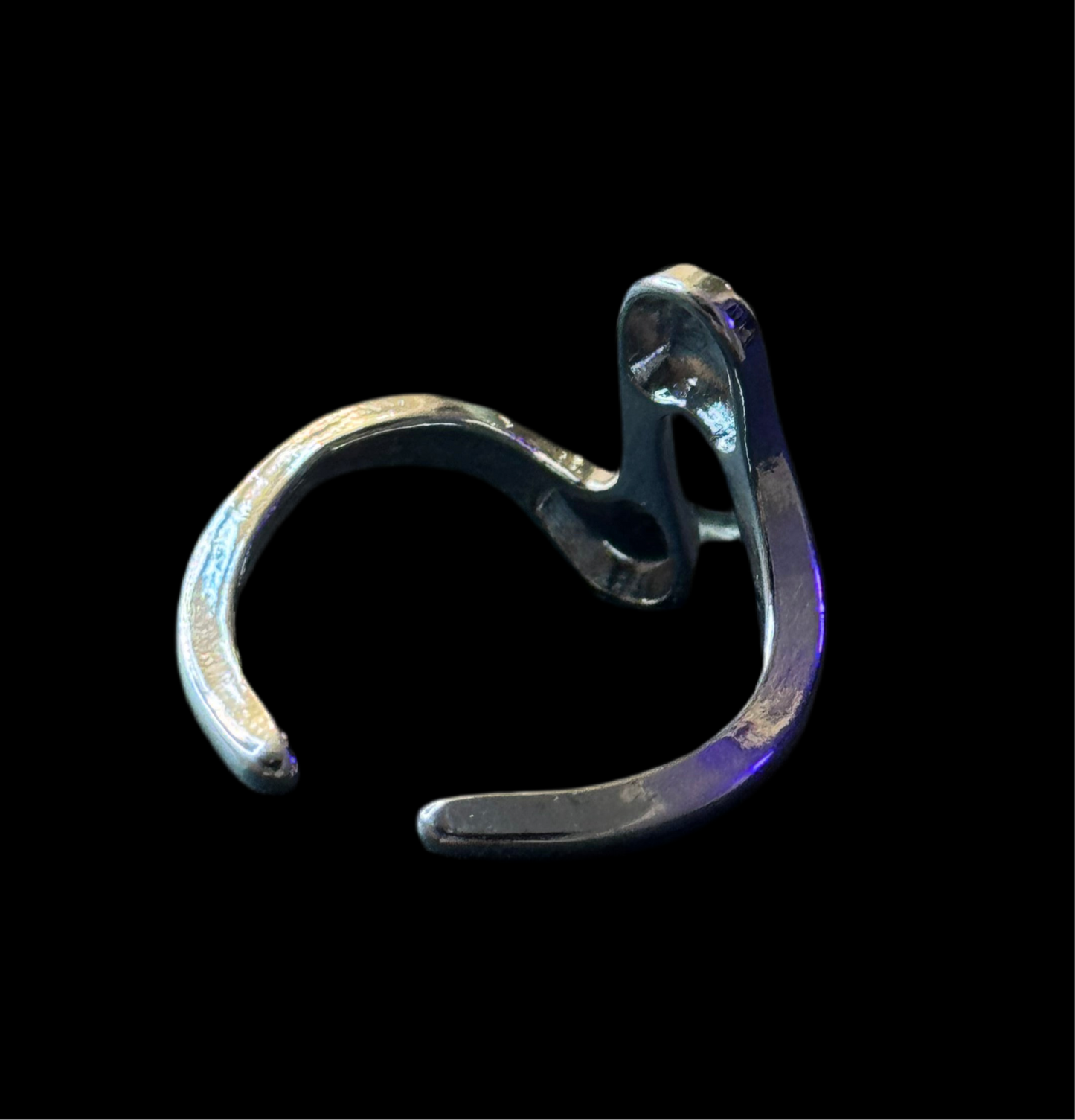 RING „WAVE SPY“.                              Modeschmuck