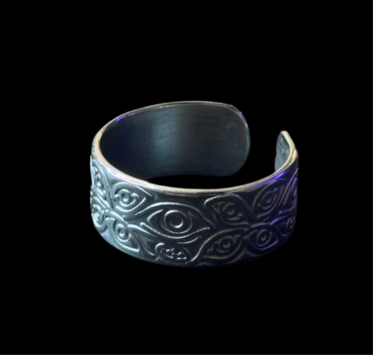 RING „DEVILEYZ“.                               Edelstahl
