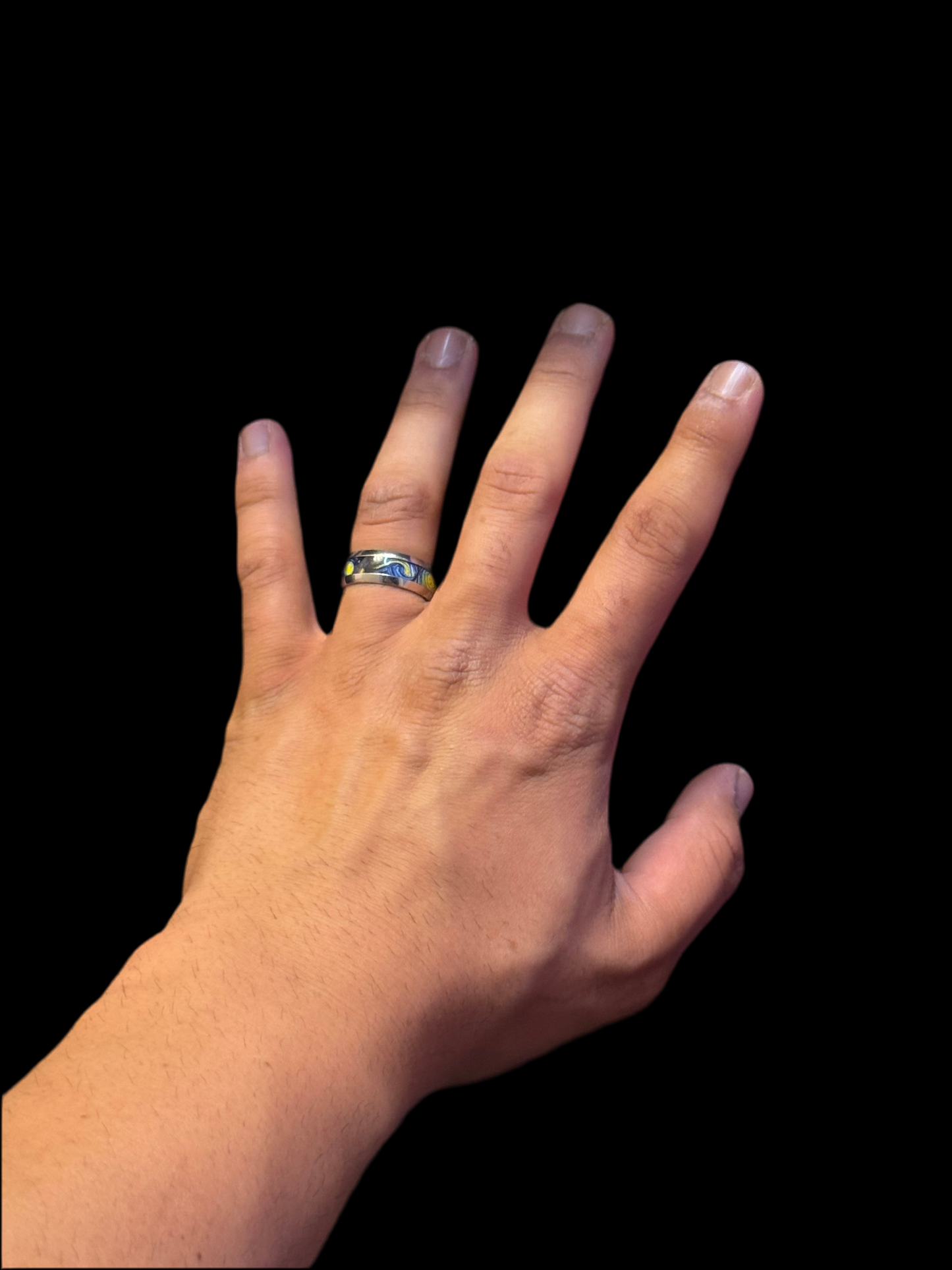 RING „VAN GOGH“.                             Edelstahl